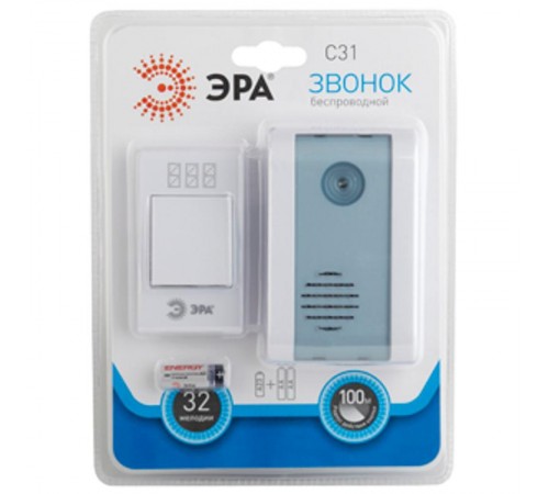 Звонок  ЭРА C31 беспроводной  Б0018494  ЭРА