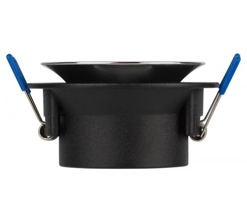 Cветильник встраиваемый декоративный KL103 BK/CH MR16 GU5.3 черный хром  Б0056355  ЭРА