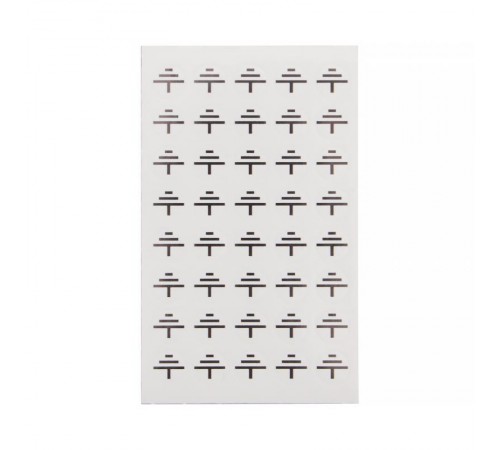 Наклейка знак электробезопасности "Заземление" диаметр 10мм, 200 наклеек (5 листов)  56-0010-02  REXANT