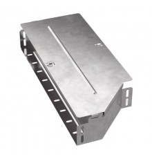 Переходник левый с крышкой Стандарт 500х400х80   PR16.0698  Промрукав