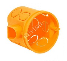 Коробка установочная Тусо для блоков углубленная D=60мм,Н=62мм с самор не распр.горение  10190НГ  Рувинил