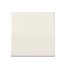 Двойная клавиша для балансирных механизмов выключателей (кнопок), в комплекте с AS90-5HP (крепежный элемент), возможно IP44; дюропласт; слоновая кость