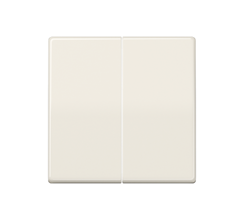 Двойная клавиша для балансирных механизмов выключателей (кнопок), в комплекте с AS90-5HP (крепежный элемент), возможно IP44; дюропласт; слоновая кость