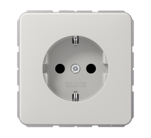 Штепсельная розетка SCHUKO 16A 250V~ с защитой от детей; центральная плата; светло-серая  CD1520BFKILG  Jung
