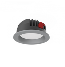 Cветильник светодиодный даунлайт DL-PRO круг. 183*80мм 35W 3000K IP65 d монт.отв.= 160-175мм серый RAL7045 муар  V1-R0-H0557-10000-6503530  VARTON