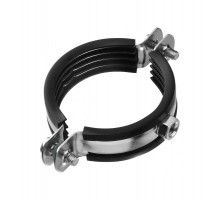 Хомут с резиновым уплотнителем и гайкой (1 1/4) 42-45 мм (30 шт) - пакет  136966  Tech-KREP