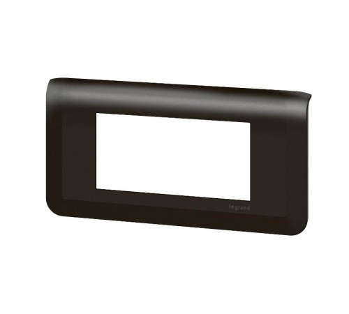 Рамка - Mosaic - 4 модуля - матовая черная  079054L  Legrand