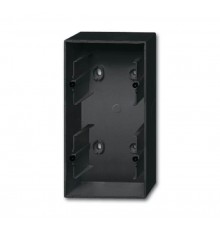 Коробка для открытого монтажа, 2 поста, серия future, цвет чёрный бархат  1799-0-0924   2CKA001799A0924  ABB