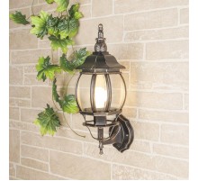 Светильник садово-парковый настенный 1001U черное золото / 9913-С (GL 1001U)  a033703  Elektrostandard