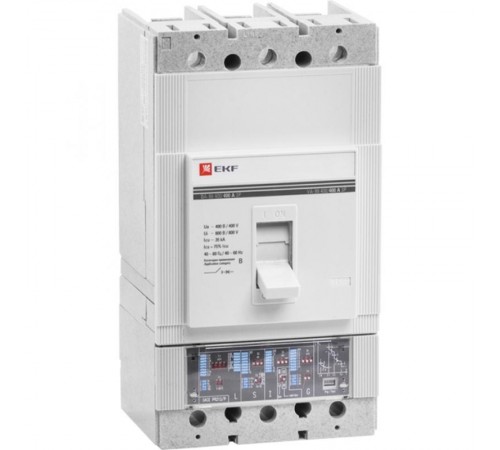 Выключатель автоматический ВА-99 400/400А 3P 35кА с электронным расцепителем EKF PROxima  mccb99-400-400e  EKF