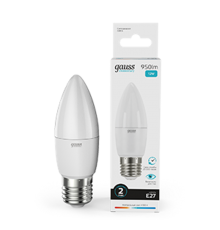 Лампа светодиодная Elementary Свеча 12W 950lm 4100K E27 LED 1/10/100  30222  Gauss