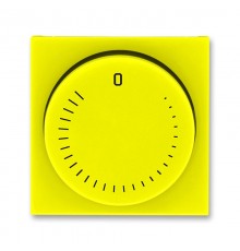 ABB Levit Жёлтый / дымчатый чёрный Накладка для механизма регулирования скорости вращения вентилятора  3294H-A00130 64  2CHH940130A4064  ABB