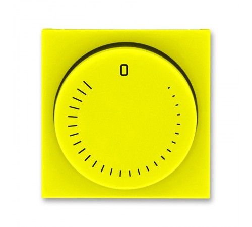 ABB Levit Жёлтый / дымчатый чёрный Накладка для механизма регулирования скорости вращения вентилятора  3294H-A00130 64  2CHH940130A4064  ABB