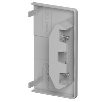 Торцевая заглушка кабельного канала Rapid 80 70x130 мм (ПВХ,серый) (GK-E70130GR)  6274576  OBO Bettermann