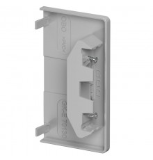 Торцевая заглушка кабельного канала Rapid 80 70x130 мм (ПВХ,серый) (GK-E70130GR)  6274576  OBO Bettermann