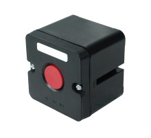 ПКЕ 222-1 У2, 10А, 660В, 1 элемент, красный цилиндр, накладной, IP54, пост управления (ЭТ)  ET519073  Электротехник