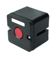 ПКЕ 222-1 У2, 10А, 660В, 1 элемент, красный цилиндр, накладной, IP54, пост управления (ЭТ)  ET519073  Электротехник