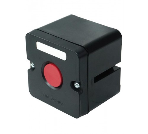 ПКЕ 222-1 У2, 10А, 660В, 1 элемент, красный цилиндр, накладной, IP54, пост управления (ЭТ)  ET519073  Электротехник