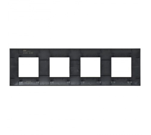 SKANDY Рамка 4-местная SK-F04Bl черный  SK-M42-K02  IEK