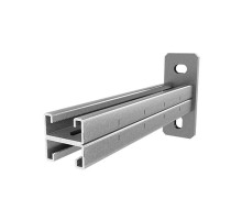 Консоль СТРАТ двойная 41х21, база 800, толщ. 2,5 мм, гальван. цинк, 875608  КСД-41х21х800-2,5-ЭЦ   Ostec