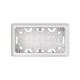 Simon 82 Монтажная коробка для накладного монтажа, 2 поста,  S82 Detail, белый  8200760-030  Simon