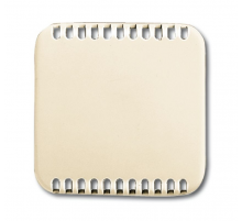 Плата центральная (накладка) для усилителя мощности светорег. 6594 U, , серия Busch-Duro 2000 SI, цвет сл. кость  6599-0-1193   2CKA006599A1193  AB