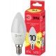 Лампа cветодиодная ECO LED B35-10W-827-E14 (диод, свеча, 10Вт, тепл, E14) (10/100/3500)  Б0032961  ЭРА
