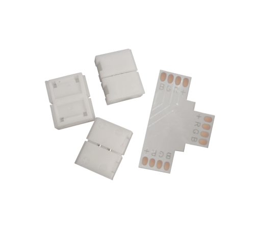 Набор коннекторов Basic для LED-ленты Т-образный RGB3014/5050/5060/5630 12V 10mm IP20 1/950  BT430  Gauss