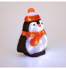 Акриловая светодиодная фигура Пингвиненок 19х14,5х25 см, 20 светодиодов, батарейки 2хAA (не входят в комплект)  513-323  NEON-NIGHT