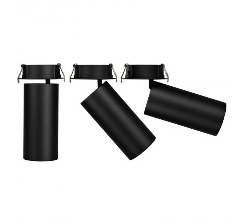 Светильник SP-POLO-BUILT-R65-8W Warm3000 (BK-GD, 40 deg)  027254  Arlight