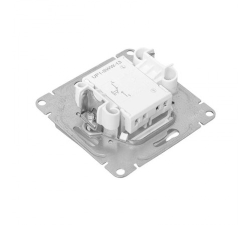 Механизм выключателя, одноклавишный, кнопочный, алюминий Эпика EKF  UP1-SWA-13  EKF