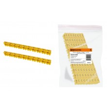 Маркер наборный - символ "C" желтый 6 мм2 (100 шт.)   SQ0534-0060  TDM