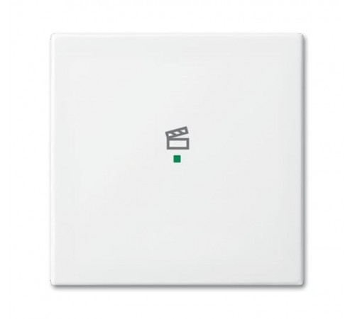 SRS-1-94 Клавиша одинарная free@home, сцена, Basic 55, цвет альпийский белый  6220-0-0672   2CKA006220A0672  ABB