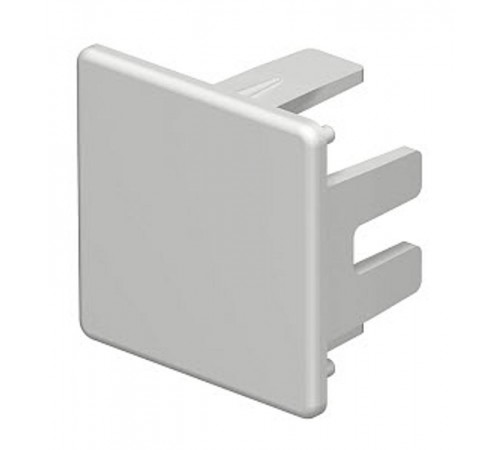 Торцевая заглушка кабельного канала WDK 30x30 мм (ПВХ,светло-серый) (WDK HE30030LGR)  6183697  OBO Bettermann