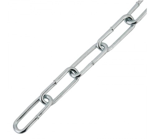 Цепь длиннозвенная DIN763 (LLC) 2 мм - накл.  103330  Tech-KREP