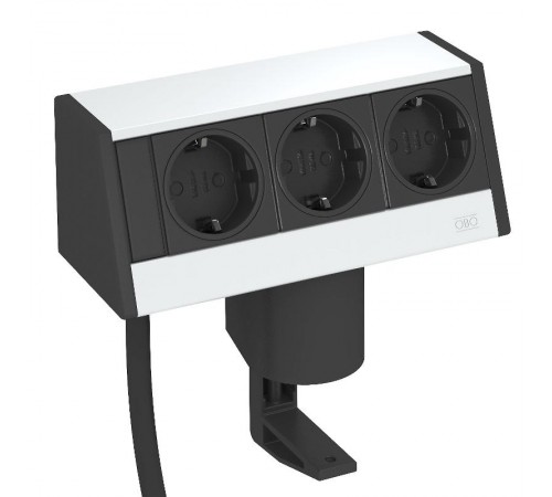 Укомплектованный настольный бокс DB (алюминий,серебристый) (DB-1B3 D3S)  6116936  OBO Bettermann