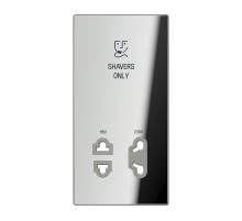 накладка бритвенной розетки хром  SOGCR7522PL  Jung