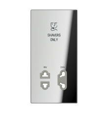 накладка бритвенной розетки хром  SOGCR7522PL  Jung