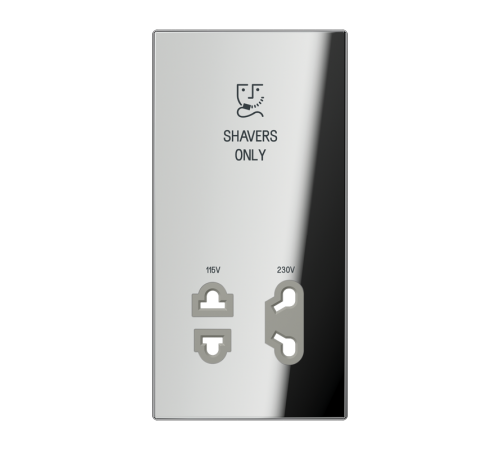 накладка бритвенной розетки хром  SOGCR7522PL  Jung