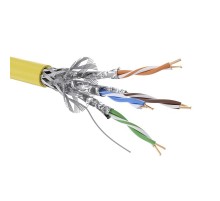 Кабель CAT 7, S/FTP, нг(А)-HF, бухта 500м, желтый  RN7SFA01YL  DKC