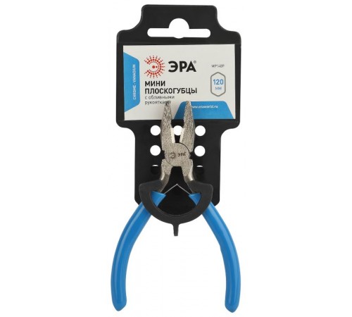Плоскогубцы 120 мм мини обливные рукоятки  Б0055907  ЭРА