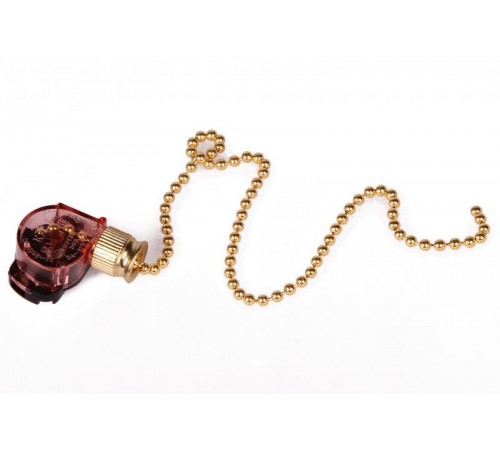 Выключатель для настенного светильника с цепочкой 270 мм "Gold"  32-0102  REXANT