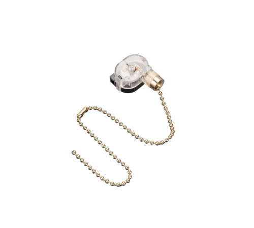Выключатель для настенного светильника с цепочкой 270 мм "Gold"  32-0102  REXANT