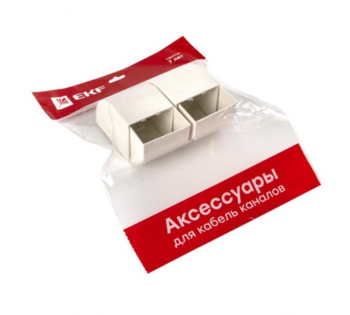 Заглушка (60х60) (4 шт) Plast EKF PROxima Белый  ecw-60-60x4  EKF