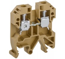 Клемма винтовая КВИ-6мм2 желтая  YZN30-006-K05  IEK