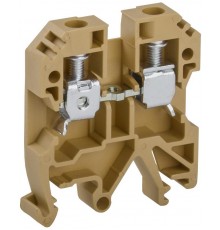 Клемма винтовая КВИ-6мм2 желтая  YZN30-006-K05  IEK