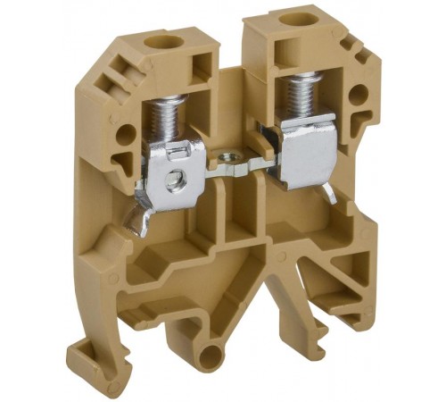 Клемма винтовая КВИ-6мм2 желтая  YZN30-006-K05  IEK