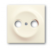 Накладка (центральная плата) для TV-R розетки, серия impuls, цвет слоновая кость  1753-0-0039   2CKA001753A0039  ABB