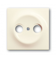 Накладка (центральная плата) для TV-R розетки, серия impuls, цвет слоновая кость  1753-0-0039   2CKA001753A0039  ABB