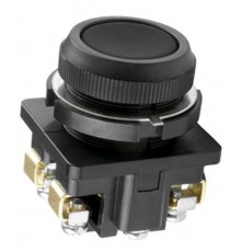 КЕ-011 У3 исп.3, черный, 2р, цилиндр, IP40, 10А, 660В, выключатель кнопочный (ЭТ)  ET511654  Электротехник